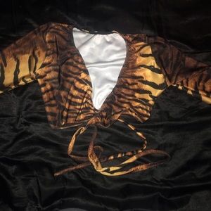 super cute tiger print set 🐯